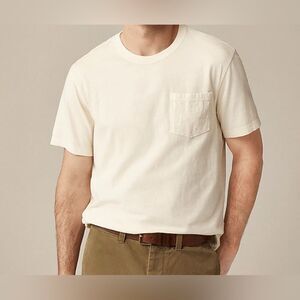 J.Crew Vintage-wash cotton pocket T-shirt NWT Size M